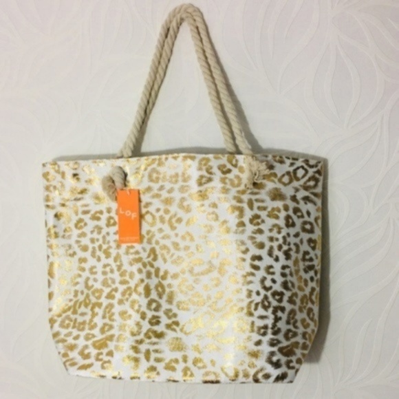 Leopard Tote bag- Women Beach Bag - Picture 1 of 4